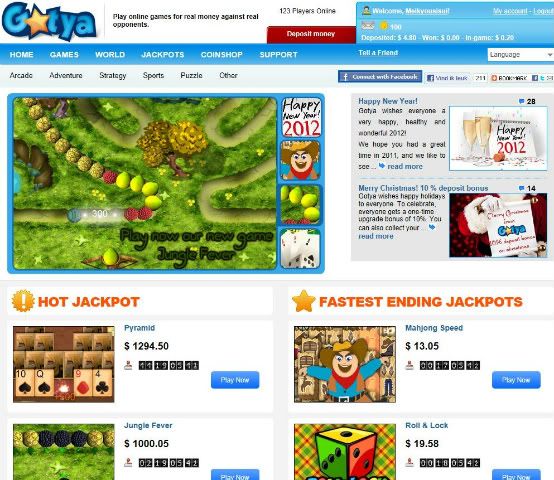 Play Games For Real Money Online