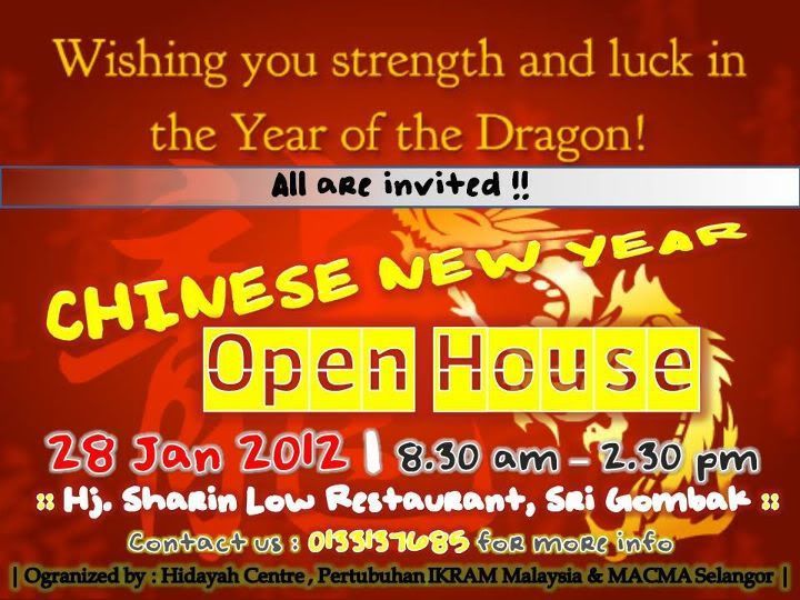 Hidayah Centre, Pertubuhan IKRAM Malaysia and MACMA Selangor CNY Open House