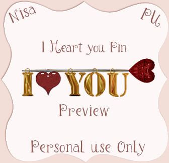 I Heart You Pin Preview