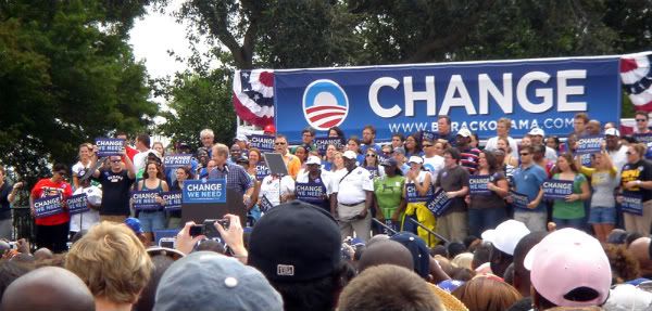 Bill Nelson at Obama Rally