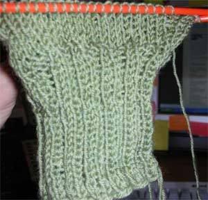 WWII sock as of 4/26/07