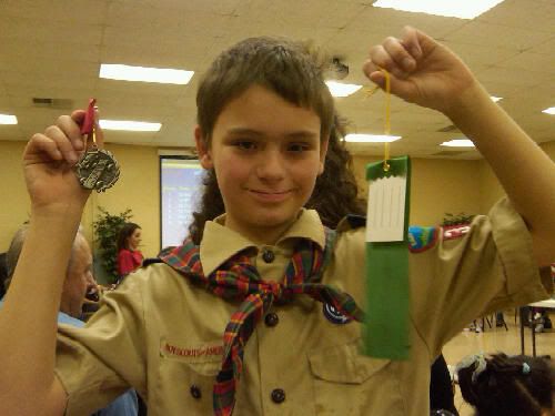 Jacob with Medal