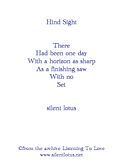 HindSight.jpg Hind Sight image by silent_lotus