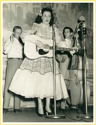 Buddy Killen & Jerry Rivers backing Martha Carson at the Grand Ole Opry