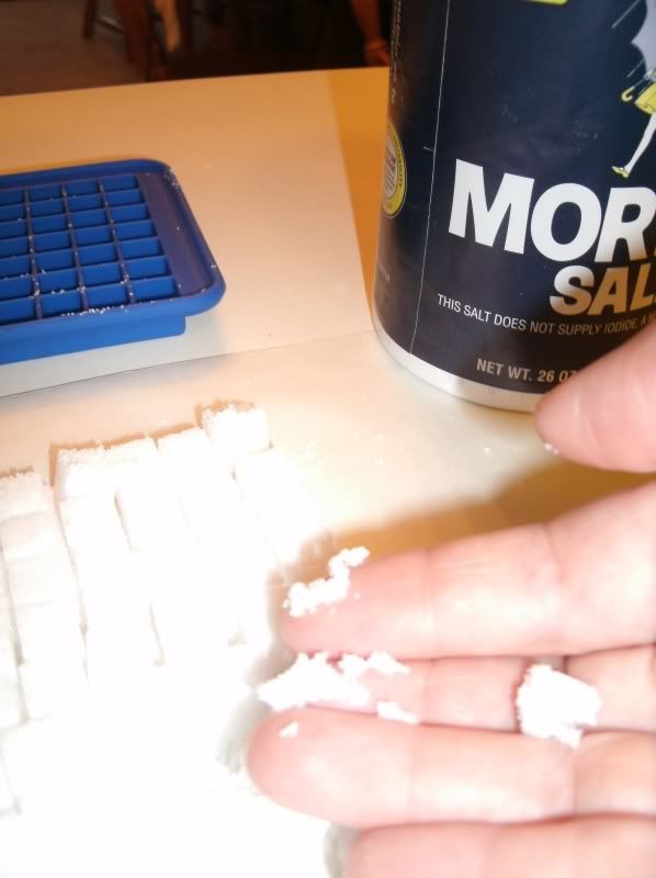 13 Salt test failed. It didn't set but crumbled.