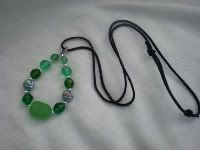 Kiss Me, I'm Irish (or I just like green) Nursing Necklace by Adorn