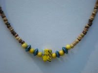 Little Boys Yellow Train Necklace by Adorn