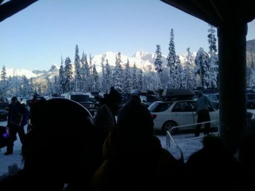Baker opening day Baker parking lot about 10 minutes ago