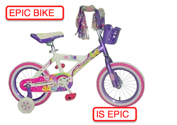 my little pony bicycle