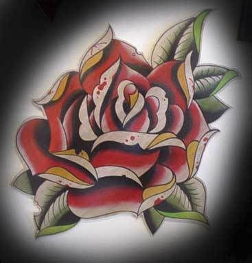 rose flower tattoo. Rose Flower Tattoo Design
