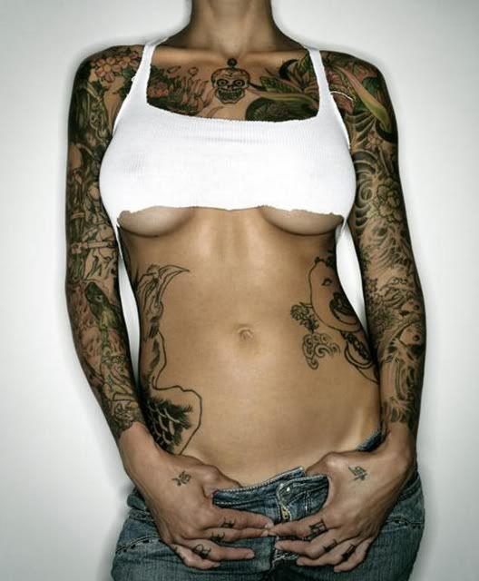 tattooed woman Pictures, Images and Photos 