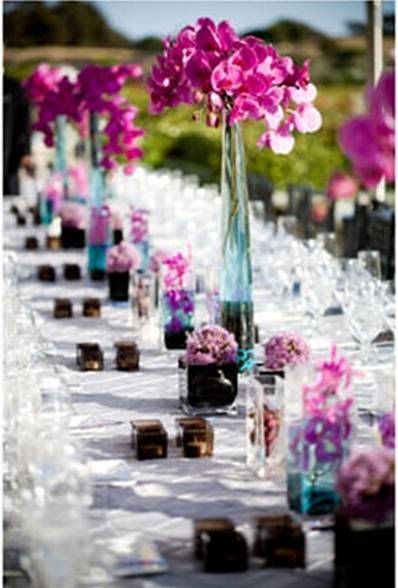 tall table centerpieces for weddings