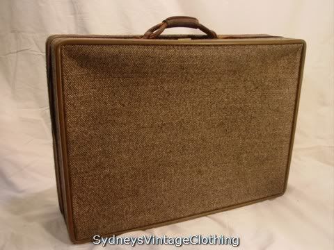 Tweed Suitcase