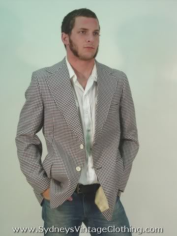 Mens Houndstooth Jacket