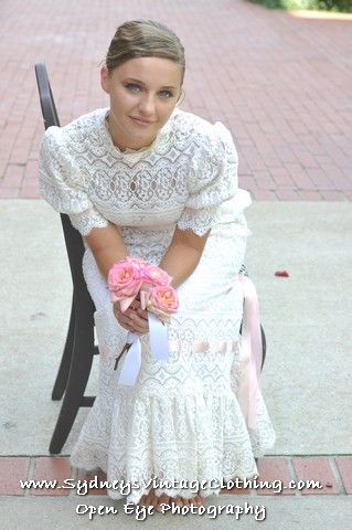 Vintage Victorian Style Wedding Dress
