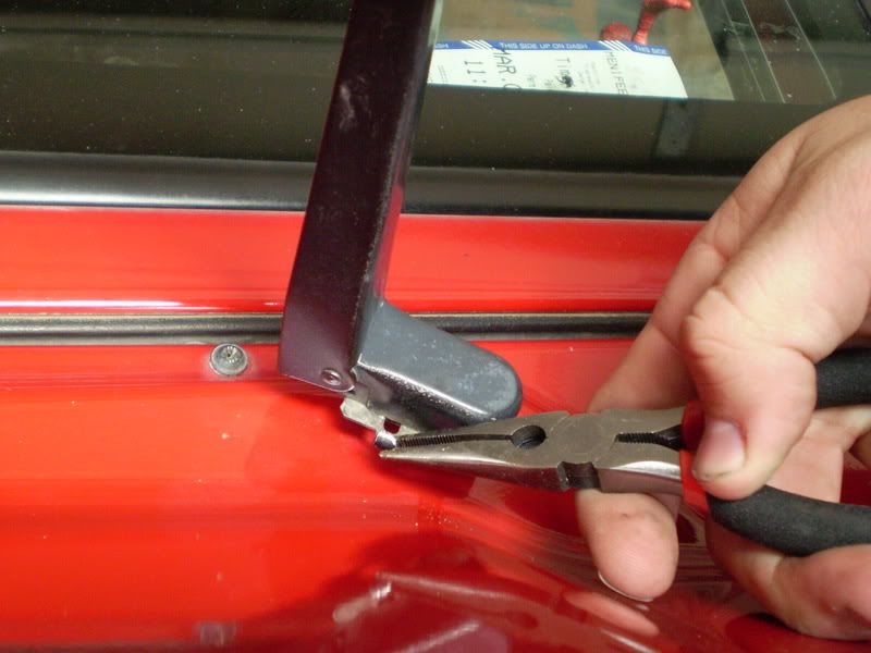 Jeep yj windshield wiper arm removal