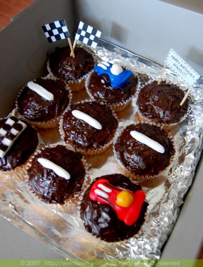 Formula One Cupcakes