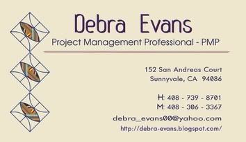 Debra Evans Card as of April 28, 2008