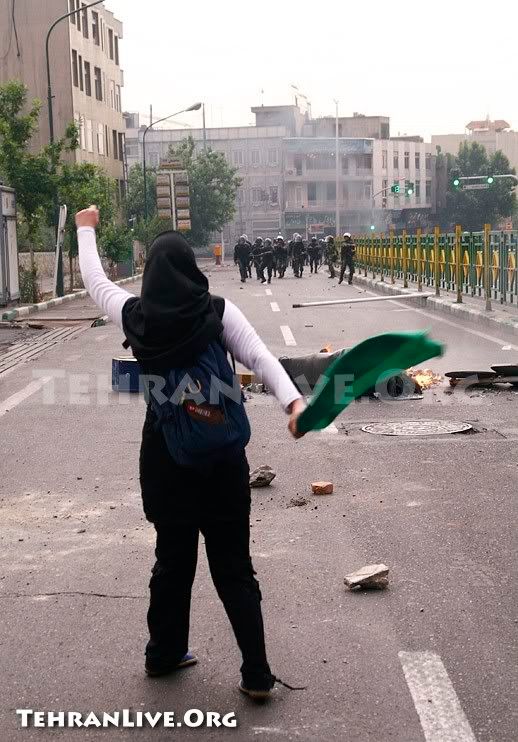 Iranian Woman Protester 6-13-9
