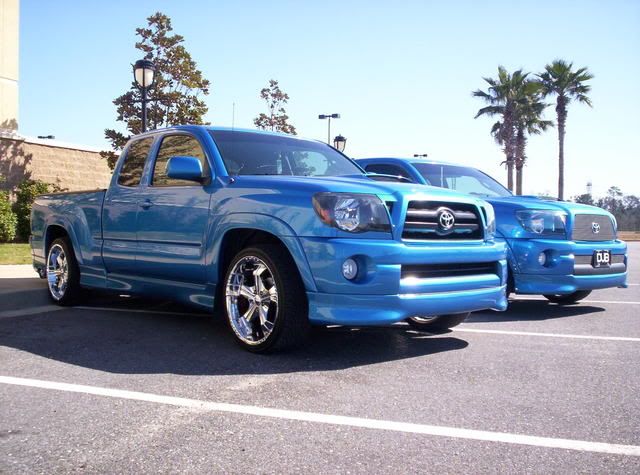 toyota tacoma speedway blue paint code #4