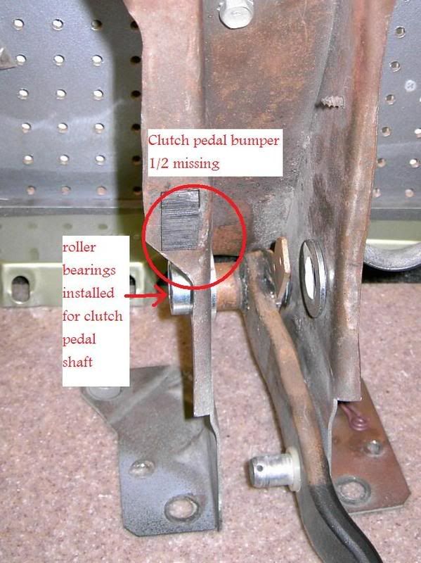 Clutch pedal height adjustment on '67 Cougar Mercury Cougar Owners