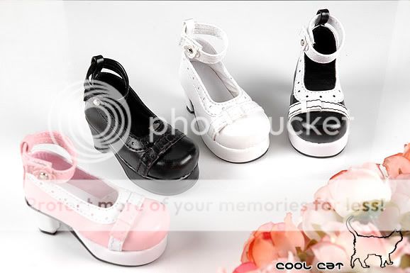 CoolCat, Super Dollfie Lolita Shoes（DD／LUTS）  LD1 1 BK  