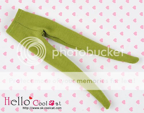 Cool Cat╭☆ Pullip Pantyhoses Socks【PP 88】# Dark Olive Green 