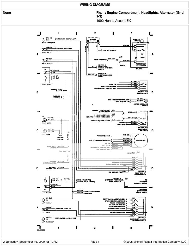Honda Element Radio Wiring Diagram Images - Wiring Diagram Sample