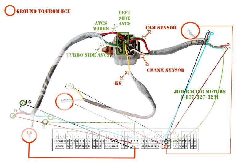 Fs For Sale Co Ej207 Avcs Bulkhead Wiring Harness Nasioc