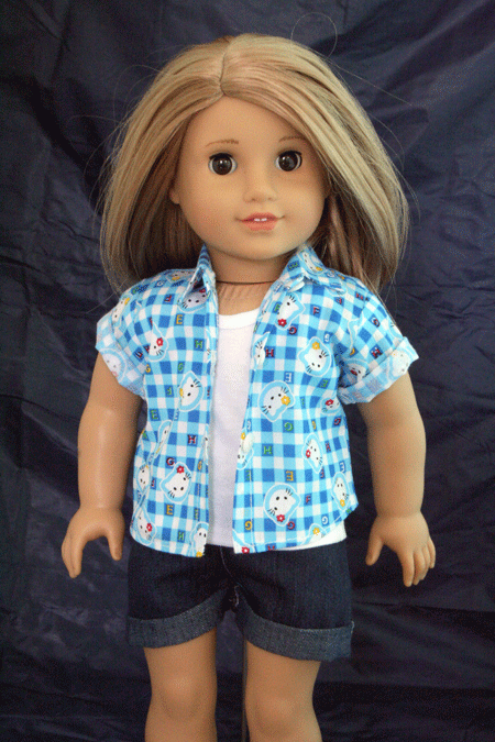 02 Doll Clothes 3 Pcs fits for American Girl & 18 Dolls  