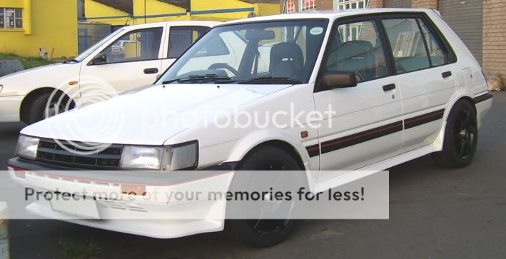 an ae82 corolla from south africa