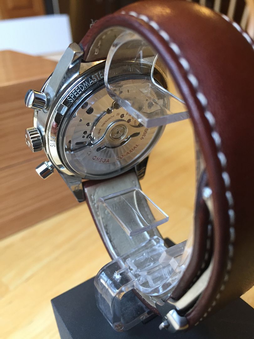 omega speedmaster 57 blue