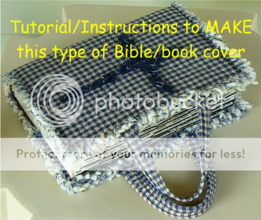Bible or Book Cover pdf Sewing Pattern/Tutorial by NavyMango