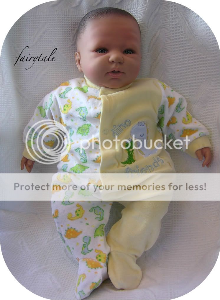 FAIRYTALE BABYGRO~SLEEPER NEWBORN BABIES OR FAKE BABY (lemon)  