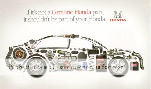 Wts Honda Spare Parts All Models Oem Genuine