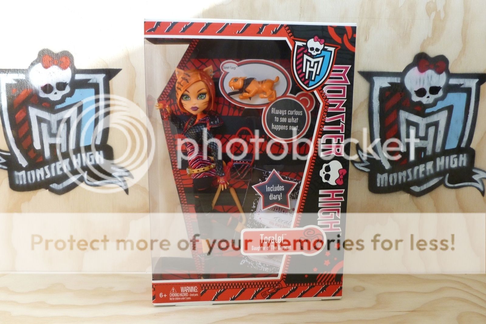 Monster High Toralei Stripe Doll RARE BNIB 1st Wave Free Worldwide Shipping